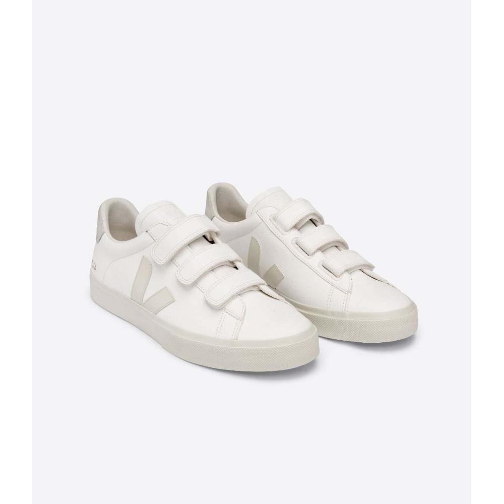 Men's Veja RECIFE CHROMEFREE Shoes White/Beige | ZA 198VRW